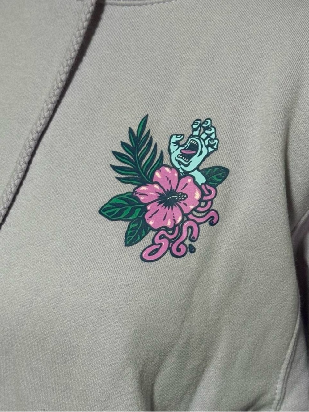 Santa Cruz Purple Hoodie Medium Skate Graphic Logo Pullover Streetwear Skater - Picture 2 of 6
